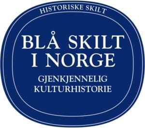 blått skilt